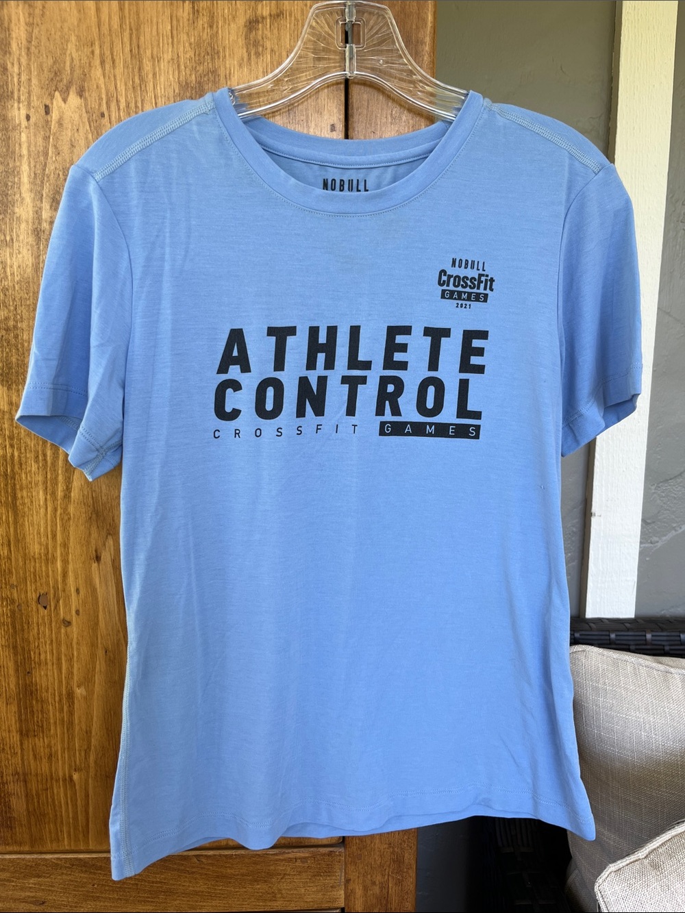 NOBULL 2022 CrossFit Games Light Blue 'Athlete Control' Short-Sleeve Tee medium